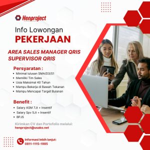 Henproject Buka Lowongan Kerja Terbaru Untuk Penempatan Serang, Terbuka bagi Lulusan SMA hingga S1