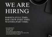 Lowongan Kerja Barista & Waiters Cakes & Sweets di Cilegon