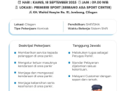 Lowongan Kerja Petugas Parkir Ruko Lingkar Selatan Cilegon