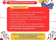 Lowongan Kerja Staff / Crew Full Time di Mixue Kibin, Serang
