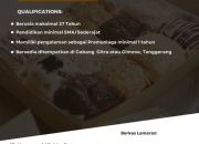 Lowongan Kerja Pramuniaga Roti Roll di Citra & Cimone, Tangerang