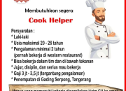 Lowongan Kerja Cook Helper Balkan Shawarma Gading Serpong, Tangerang