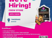 Lowongan Kerja Crew Store Mie Gacoan Tangerang