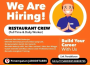 Lowongan Kerja Restaurant Crew Yoshinoya untuk Penempatan Jabodetabek