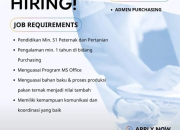 Lowongan Kerja Admin Purchasing CJ Feed&Care di Serang Terbaru