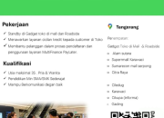 Peluang Karir Sales Promotor Gadget & PayLater Lulusan SMK/SMA di Tangerang