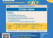Loker Store Crew Indomaret Cabang Tangerang 2: Periode Daftar Hingga 31 Oktober 2025