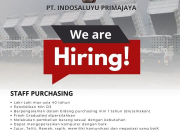 Lowongan Kerja Staff Purchasing PT. Indosaluyu Primajaya 2025 (Daan Mogot, Jakarta Barat)