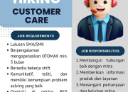 Lowongan Kerja Customer Care PT Satu Kanal Nusantara – Pengalaman OTOMAX – Tangerang Selatan