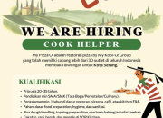 Lowongan Kerja Cook Helper My Pizza Kota Serang Terbaru (My Kopi-O! Group)