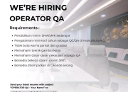 Lowongan Kerja Operator QA – Vivere Group (GGS) – Cikande, Serang