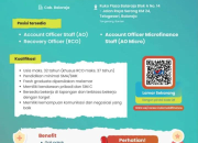 Lowongan Kerja IMFI Balaraja 2025: Marketing & Collection Staff dan Account Officer Coordinator
