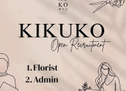 Lowongan Kerja Kikuko Florist Terbaru: Posisi Florist & Admin – SMA/Sederajat