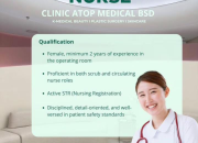 Lowongan Kerja Clinic Atop Medical BSD: Perawat & Resepsionis Terbaru 2025