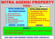 Lowongan Kerja Mitra Agensi Property di Serang & Cilegon Januari 2026