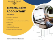 Lowongan Kerja Srivishnu Tailor Jakarta Pusat 2026: Accountant & Cashier