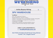 Kesempatan Karir Lulusan SMAK! Lowongan Kerja Artha Buana Terbaru 2026: Penempatan Tangerang Selatan