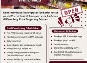 Lowongan Kerja Pramuniaga Swalayan di Pamulang Terbaru 2026