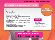 Lowongan Paid Internship 2026: Magang di Perusahaan Donat Terbesar melalui PT Mata Elang Prima (MEP)