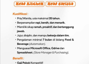 Lowongan Kerja Koat Coffee Pondok Aren 2026: Store Manager, Purchasing, & Head Staff