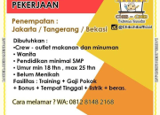 Lowongan Kerja Crew Outlet Chib-Chib Taiwan Snacks di Jabodetabek Terbaru 2026