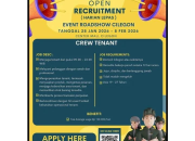 Lowongan Kerja Crew Tenant Roadshow Kuliner Indonesia – Cilegon 2026