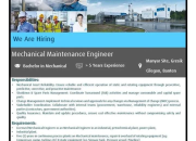 Lowongan Kerja Mechanical Maintenance Engineer di Linde – Cilegon & Gresik 2026