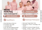 Lowongan Kerja Sales Assistant Elzatta Cikupa Terbaru 2026