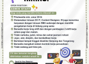 Lowongan Kerja Admin Staff di OMI Padel Club  2026