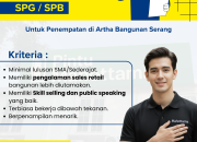 Lowongan Kerja Walk-In Interview SPG/SPB Mahottama – Penempatan Serang