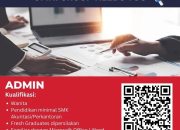 Lowongan Kerja Admin Omni Group (Genesis Omni Asia Toys) 2026