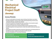 Lowongan Kerja Mechanical Electrical Project Staff di Avian Brands Serang 2026