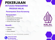 Lowongan Kerja Petugas Pendamping Produk Halal Area Jawa Barat 2026