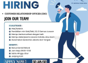 Lowongan Kerja Customer Relationship Officer (CRO) di PT Batavia Pijar Raya