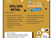 Lowongan Kerja SPG/SPB Retail PT Golden Brilliant Sanitaryware Lebak Banten 2026