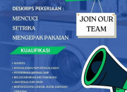Lowongan Kerja Central Laundry Cilegon: Mencuci, Setrika, & Packing 2026