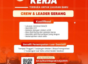 Lowongan Kerja Crew & Leader Serang Geprekin Aja 2026 – Terbuka untuk Lulusan Baru