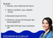 Lowongan Kerja Asisten Perawat DENTARAYA Cilegon – Banten 2026