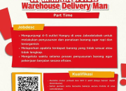 Lowongan Kerja Warehouse Delivery Man Hangry Maret 2026