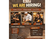 Lowongan Kerja Cafe 25 Penempatan Ciledug, Pondok Pinang & Citra Raya 2026