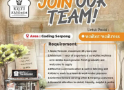 Loker Waiter/Waitress R.O.T.I The Alchemist Gading Serpong 2026