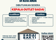 Loker Kepala Outlet Gadai Sakti (NSS Group) Serang Terbaru 2026