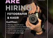 Lowongan Kerja Fotografer & Kasir Hero Creative Serang Terbaru 2026