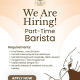 Lowongan Kerja Part-Time Barista CroFee Indonesia Jakarta 2026
