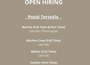 Lowongan Kerja Kopi Ruki Cilegon Banten Terbaru: Banyak Posisi Strategis Dibuka! Full – Part Time
