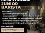 Lowongan Kerja Ngopi di Cikande Terbaru 2026: Buka 3 Posisi Strategis Bidang FnB (Juru Masak, Barista, dan Head Bar)