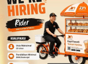 Lowongan Kerja Rider JAM Coffee & Bakery Kota Serang Terbaru 2026
