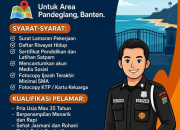 Lowongan Kerja Security untuk Area Pandeglang, Banten Terbaru 2026