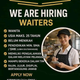 Lowongan Kerja Waiters MKD Canteen Serang Terbaru 2026