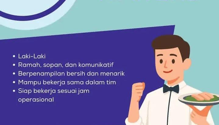 Lowongan Kerja Waiters Part Time RM Cibunut Warung Gunung Rangkasbitung Terbaru 2026